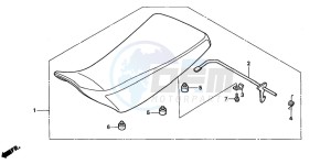 TRX450FM drawing SEAT