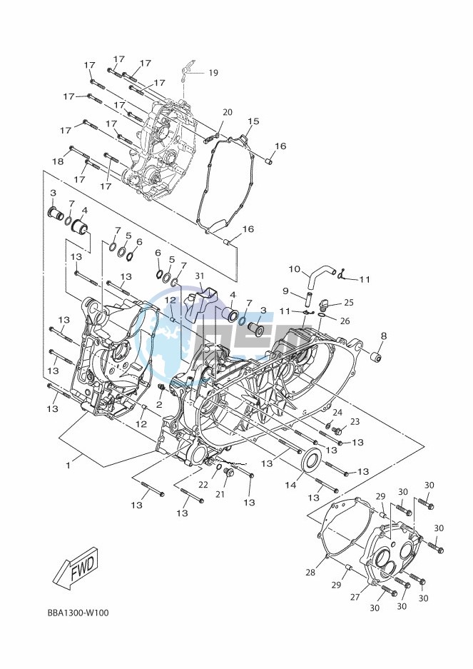 CRANKCASE COVER 1