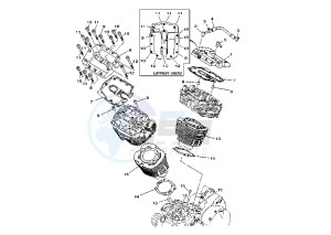 XV WARRIOR 1700 drawing CYLINDER