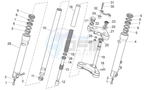 V7 Racer 750 USA-CND drawing Fron fork II