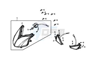 SYMPHONY SR 50 L6 drawing HEAD LAMP CPL.