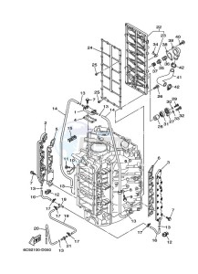 Z300TXRD drawing CYLINDER-AND-CRANKCASE-3