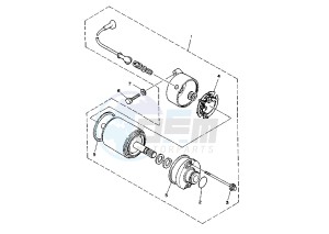 XV VIRAGO 535 drawing STARTING MOTOR