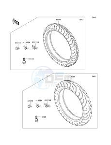 EX250 J [NINJA 250R] (J8F-J9FA) J9FA drawing TIRES