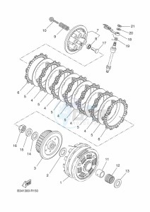 TRACER 700 MTT690-A (B0K2) drawing CLUTCH