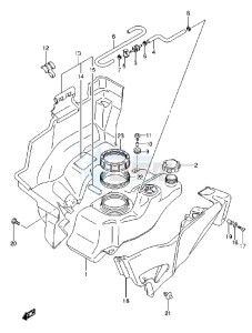 LT-A750XZ drawing FUEL TANK