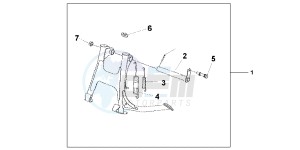 VFR1200FDC VFR1200F Dual Clutch E drawing MAIN STAND