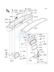 KAF 620 K [MULE 3010 TRANS4X4 HARDWOODS GREEN HD] (K6F-K8F) K7F drawing FRONT BOX