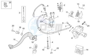 SXV 450-550 Street Legal drawing Rear brake system