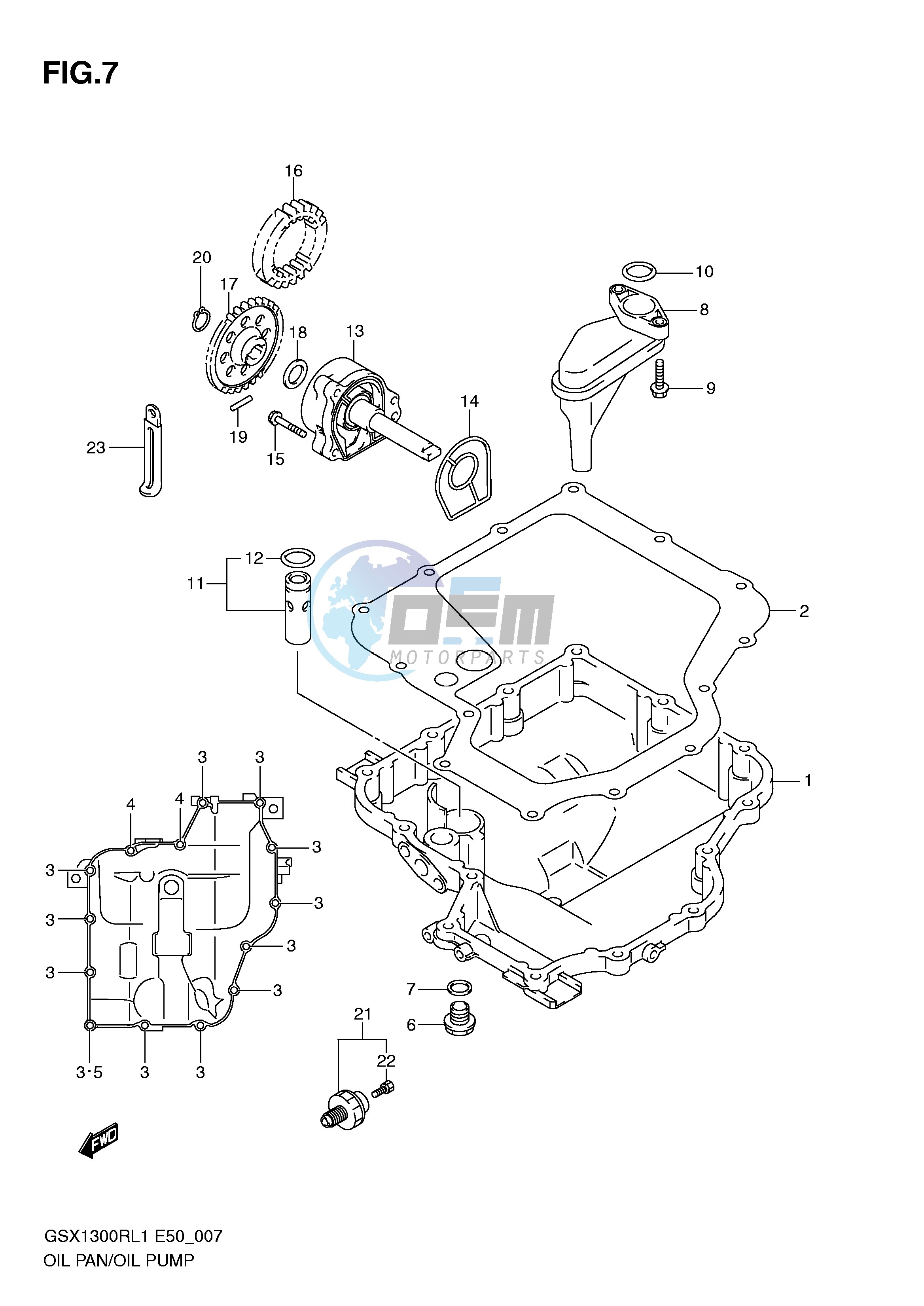 OIL PAN OIL PUMP