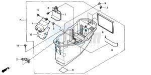 SJ50 BALI drawing LUGGAGE BOX