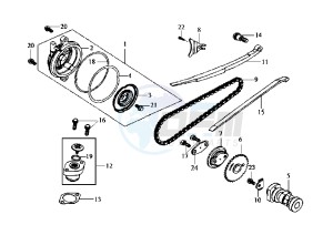 HD EU2 - 200 cc drawing CAMSHAFT