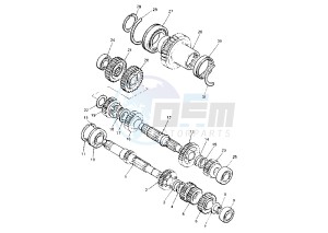 XJ S DIVERSION 900 drawing TRANSMISSION