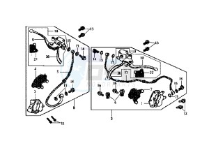 JOYRIDE EU2 - 200 cc drawing BRAKE SYSTEM