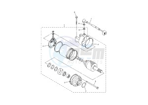 FZ6 600 drawing STARTING MOTOR