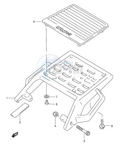 DR800S (E4) drawing SPORT CARRIER