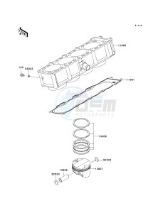 ZR 750 K [Z750S] (K1) K1 drawing CYLINDER_PISTON-- S- -