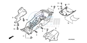 CBR1000RR9 Korea - (KO / MME SPC) drawing REAR FENDER (CBR1000RR)