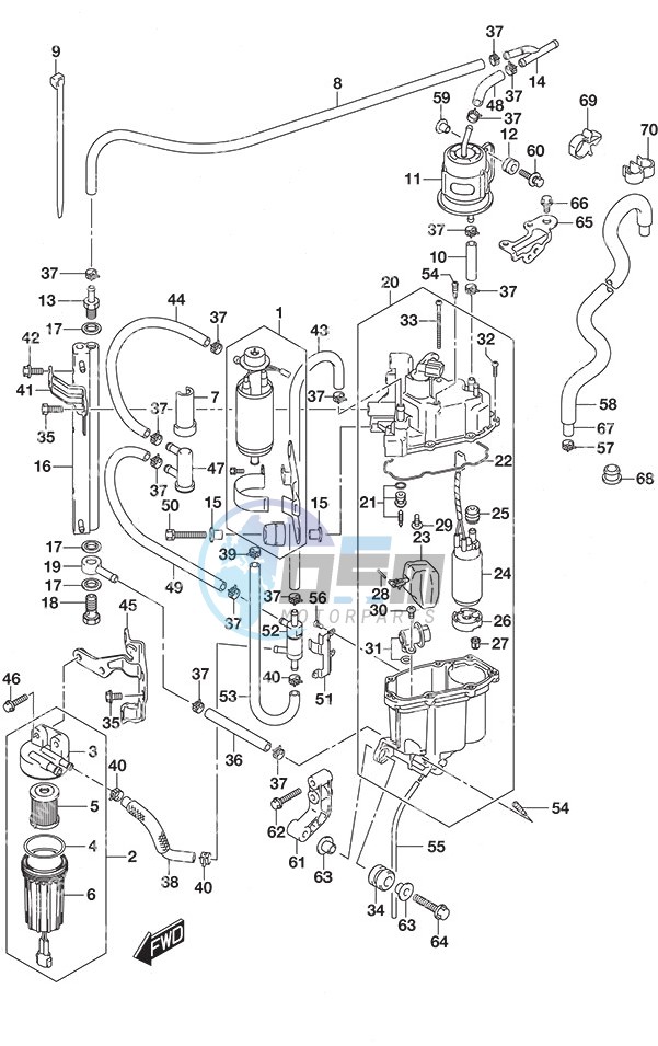 Fuel Pump/Fuel Vapor Separator