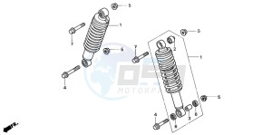 TRX350TM RANCHER S drawing FRONT CUSHION