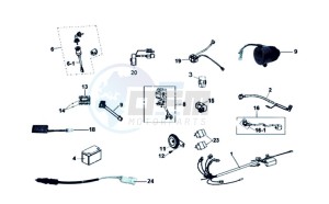 QUAD LANDER 300S drawing WIRING HARNASS