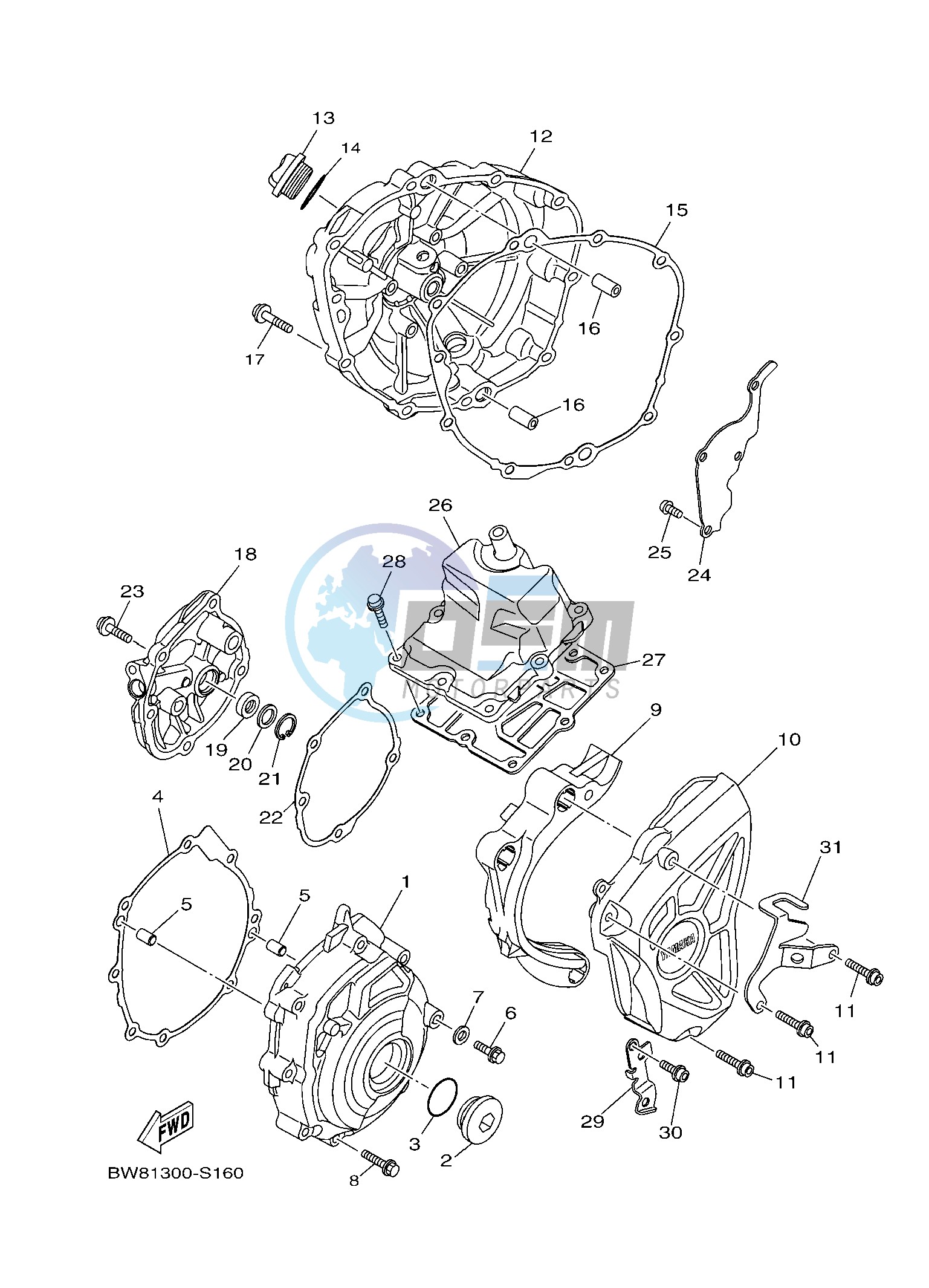 CRANKCASE COVER 1