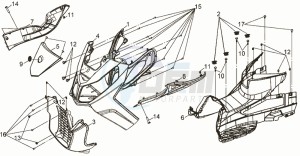 CITYCOM 125 drawing FR PLATE / FOOTREST