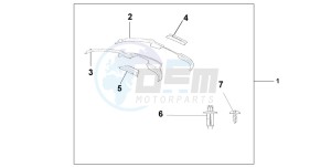 ST1300A drawing FAIRING DEFLECTOR