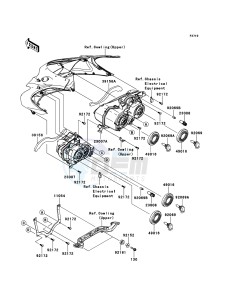 ZZR1400_ABS ZX1400FDFA FR GB XX (EU ME A(FRICA) drawing Headlight(s)