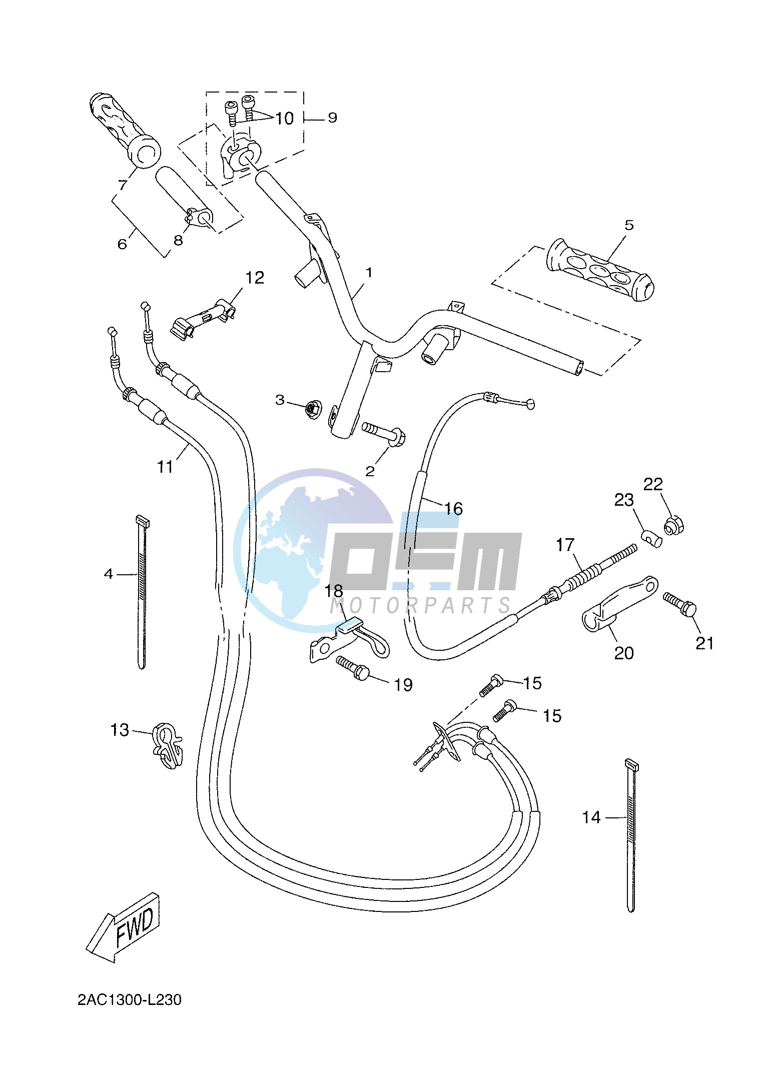 STEERING HANDLE & CABLE