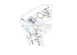 YFM RR RAPTOR 660 drawing TAILLIGHT