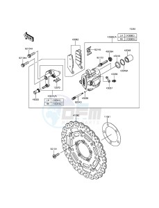 VERSYS_650 KLE650EFF XX (EU ME A(FRICA) drawing Front Brake