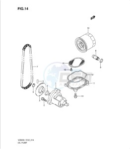 VZ800L1 drawing OIL PUMP