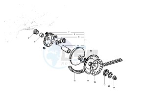 Runner PUREJET 50 drawing Driving pulley