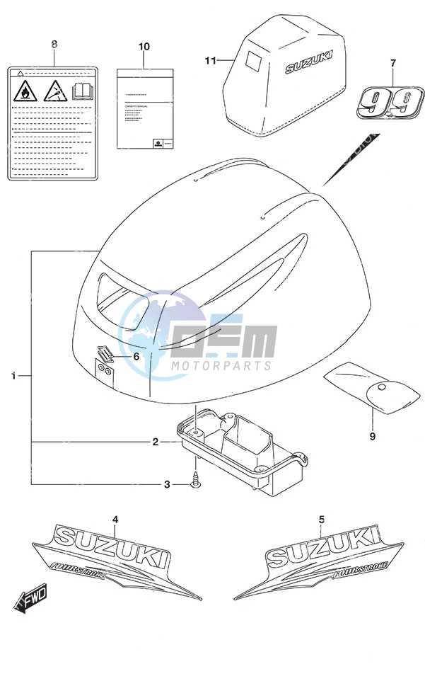 Engine Cover Non-Remote Control