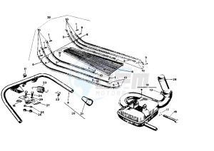 PXE ARCOBALENO 125 drawing Silencer