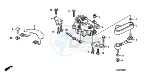 CBR600RR9 U / MME SPC 2U drawing STEERING DAMPER