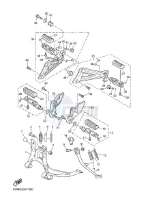 XJR1300 (5WMW) drawing STAND & FOOTREST