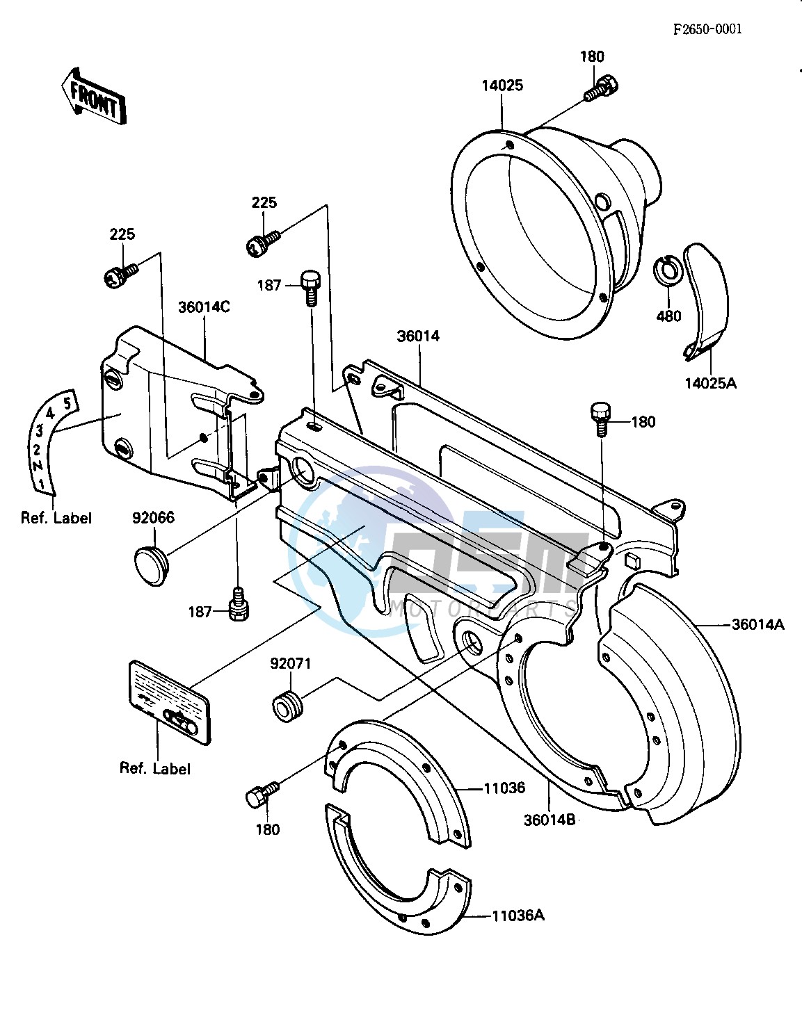 CHAIN CASE -- 84 KLT200-C2- -