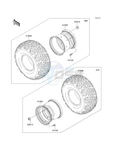 KAF 950 D [MULE 3010 DIESEL 4X4] (D8F) D8F drawing WHEELS_TIRES