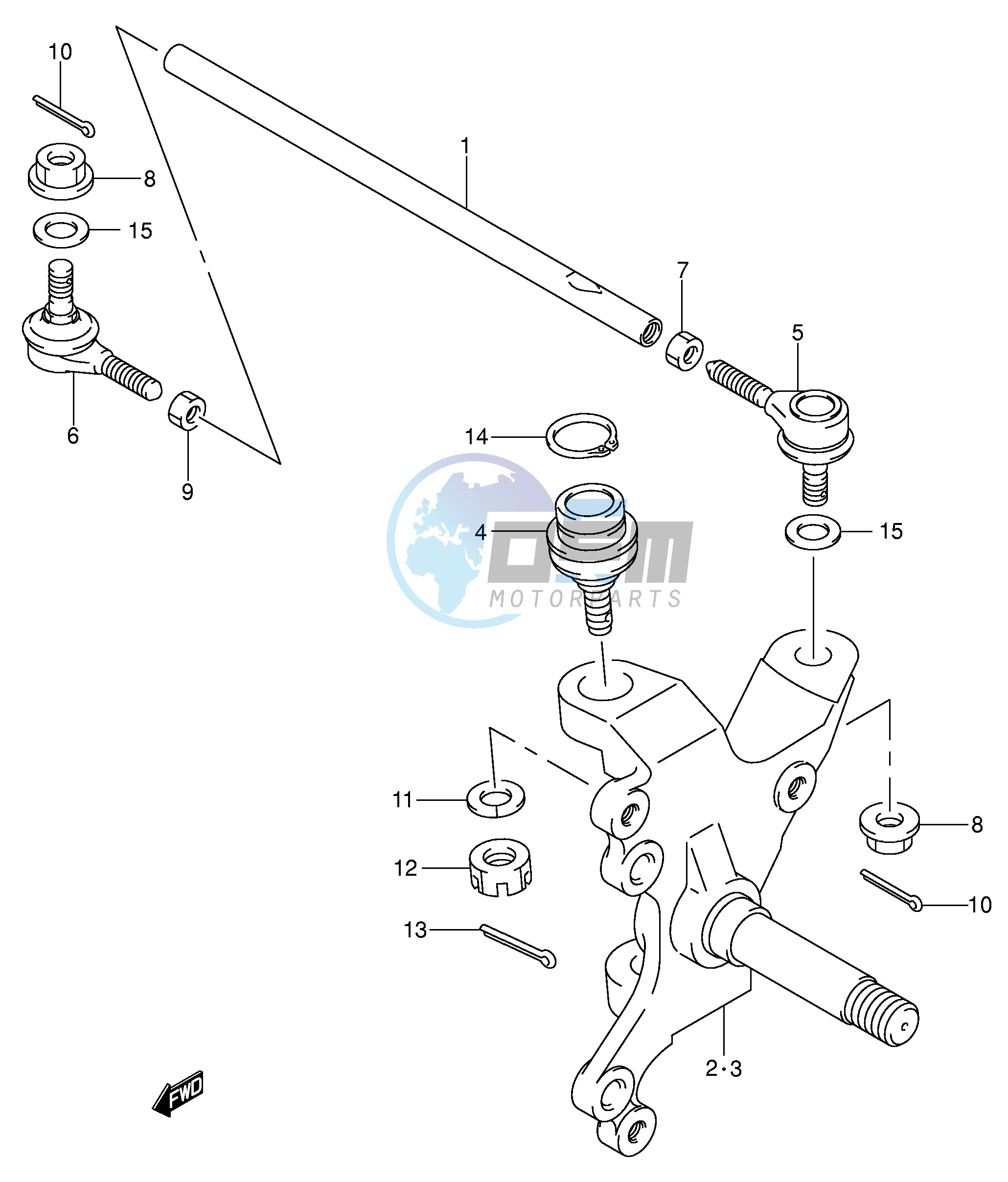 STEERING KNUCKLE (MODEL K2 K3)