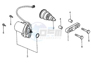 CITY 50 drawing STARTING MOTOR