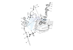 XP T-MAX BLACK MAX 500 drawing FUEL TANK