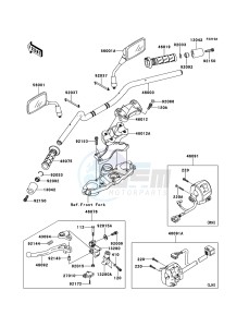 VERSYS KLE650B9F GB XX (EU ME A(FRICA) drawing Handlebar