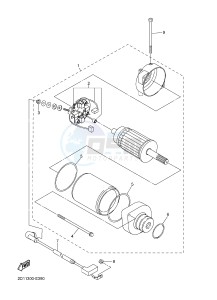 FZ1-S FZ1 FAZER 1000 (1CAK 1CAL) drawing STARTING MOTOR