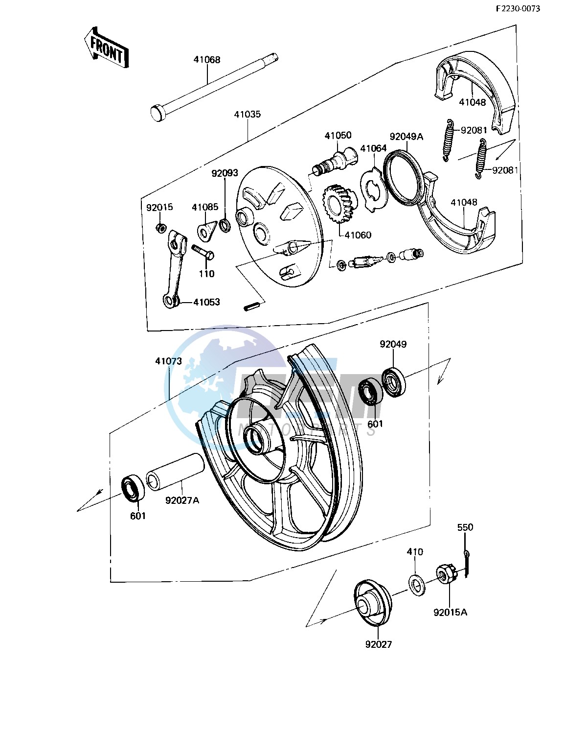 FRONT WHEEL_HUB_BRAKE