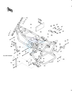 KLT 200 C [KLT200] (C1) | DIFFIRENTIAL AXLE [KLT200] drawing FRAME_FRAME FITTINGS