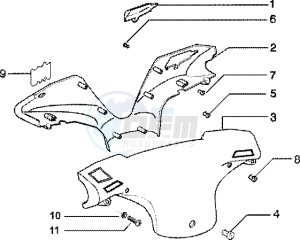 Zip 125 4T drawing Handlebar covers