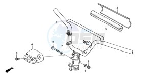 SFX50SMM drawing STEERING HANDLE/ HANDLE COVER (2)