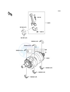 VERSYS KLE650CEF XX (EU ME A(FRICA) drawing Crankshaft